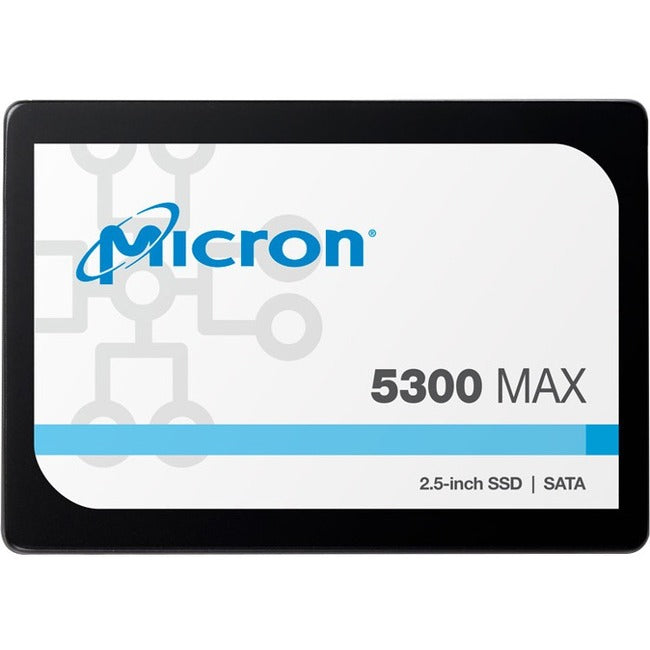 Micron 5300 5300 MAX 960 GB Solid State Drive - 2.5 Internal - SATA" MTFDDAK9601AW1ZABYYR