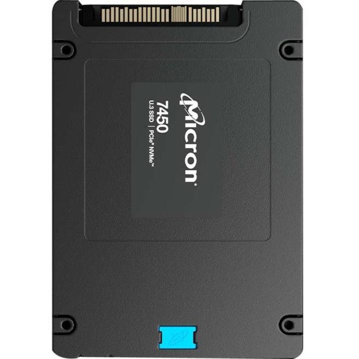 Micron 7450 MAX 1.60 TB Solid State Drive - 2.5" Internal - U.3 (PCI Express NVMe 4.0 x4) - Mixed Use - TAA Compliant MTFDKCB1T6TFS1BC1ZAB