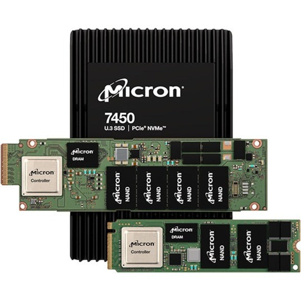 Micron 7450 MAX 1.60 TB Solid State Drive - U.3 MTFDKCC1T6TFS1BC1ZAB