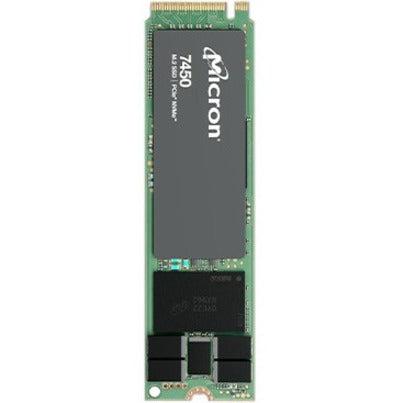 Micron 7450 PRO 960 GB Solid State Drive - M.2 2280 Internal - PCI Express NVMe (PCI Express NVMe 4.0 x4) - Read Intensive - TAA Compliant MTFDKBA960TFR1BC15AB