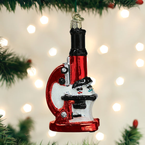 Microscope Glass Ornament