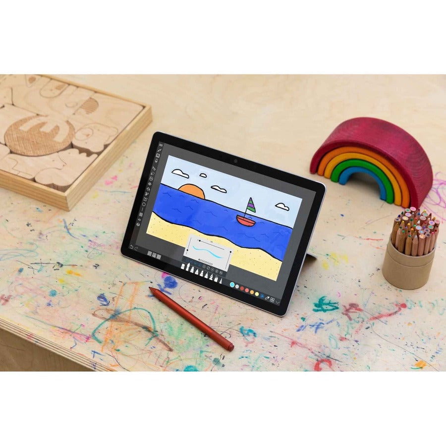 Microsoft- IMSourcing Surface Go 2 Tablet - 10.5 - 4 GB - 64 GB Storage - Windows 10 Pro - Silver" RRX-00001