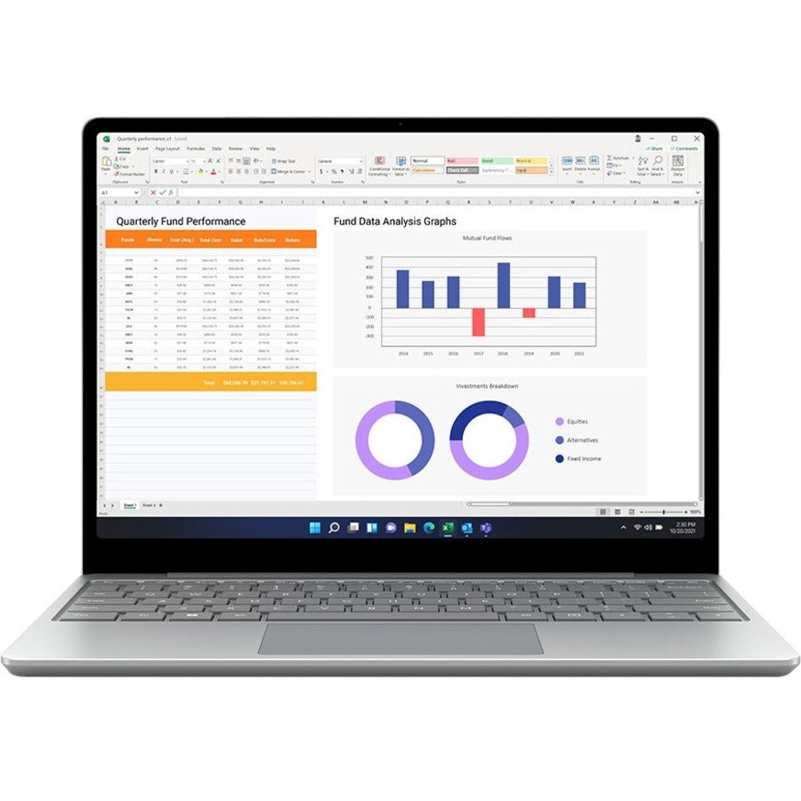 Microsoft- IMSourcing Surface Go 2 Tablet - 10.5 - 8 GB - 128 GB SSD - Windows 10 Home - 4G - Platinum" TFZ-00001