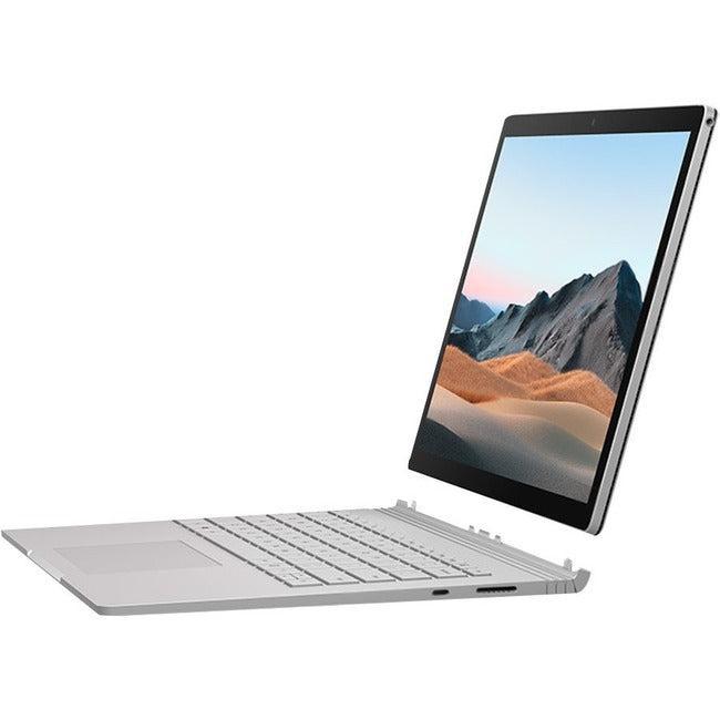 Microsoft Surface Book 3 13.5 Touchscreen Detachable 2 in 1 Notebook - 3000 x 2000 - Intel Core i7 - 16 GB Total RAM - 256 GB SSD - Platinum - TAA Compliant" SLG-00001