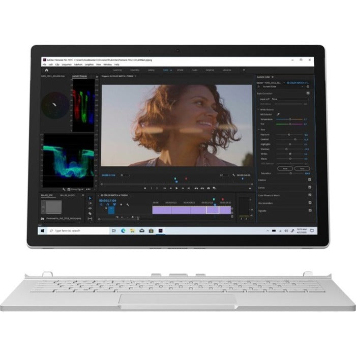 Microsoft Surface Book 3 13.5 Touchscreen Detachable 2 in 1 Notebook - Intel Core i7 10th Gen i7-1065G7 - 16 GB - 256 GB SSD - Silver" SKY-00001