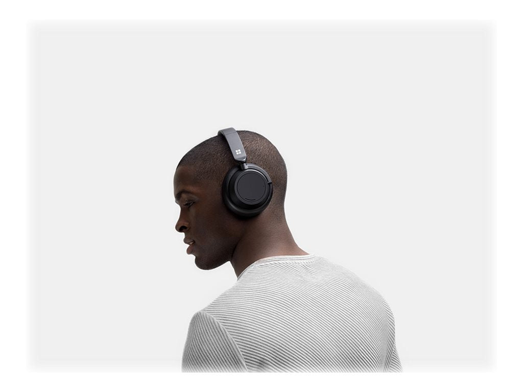 Microsoft Surface Headphones 2 - Headphones with mic - full size - Bluetooth - wireless - active noise canceling - 3.5