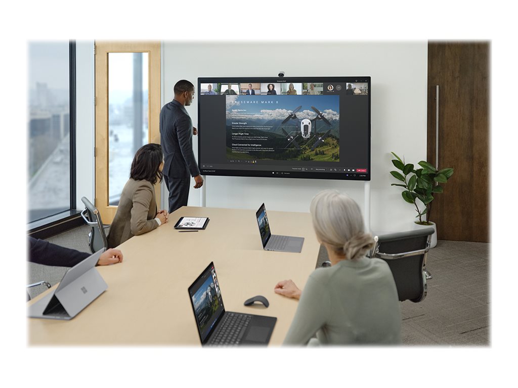 Microsoft Surface Hub 2 Smart Camera - Webcam - color - fixed focal - USB-C - NV12 - demo, commercial