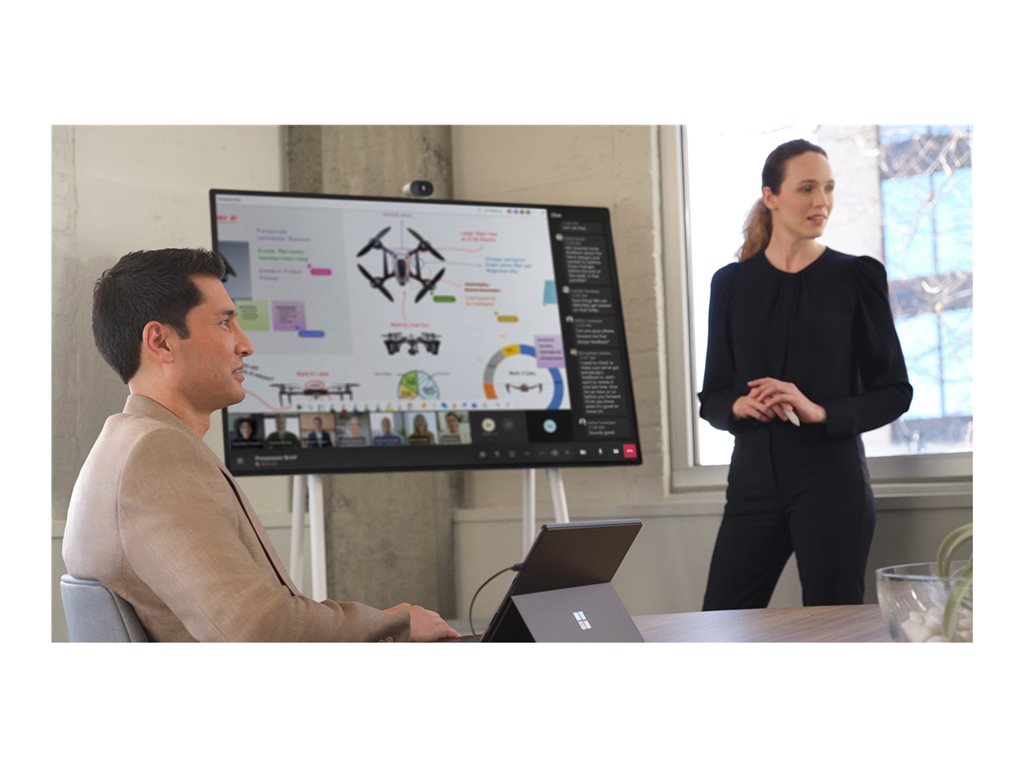 Microsoft Surface Hub 3 for Business - Touch surface 1 x Core i5 up to - RAM 32 GB - SSD 512 GB - Gigabit Ethernet - Win 11 IoT VXZ-00001