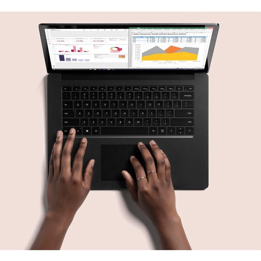 Microsoft Surface Laptop 4 15" Touchscreen Notebook - 2496 x 1664 - Intel Core i7 11th Gen i7-1185G7 Quad-core (4 Core) - 32 GB Total RAM - 1 TB SSD - Matte Black - TAA Compliant