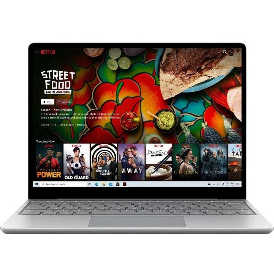 Microsoft Surface Laptop Go 12.4 Touchscreen Notebook - Intel Core i5 10th Gen i5-1035G1 - 8 GB - 128 GB SSD - Platinum" TNU-00001