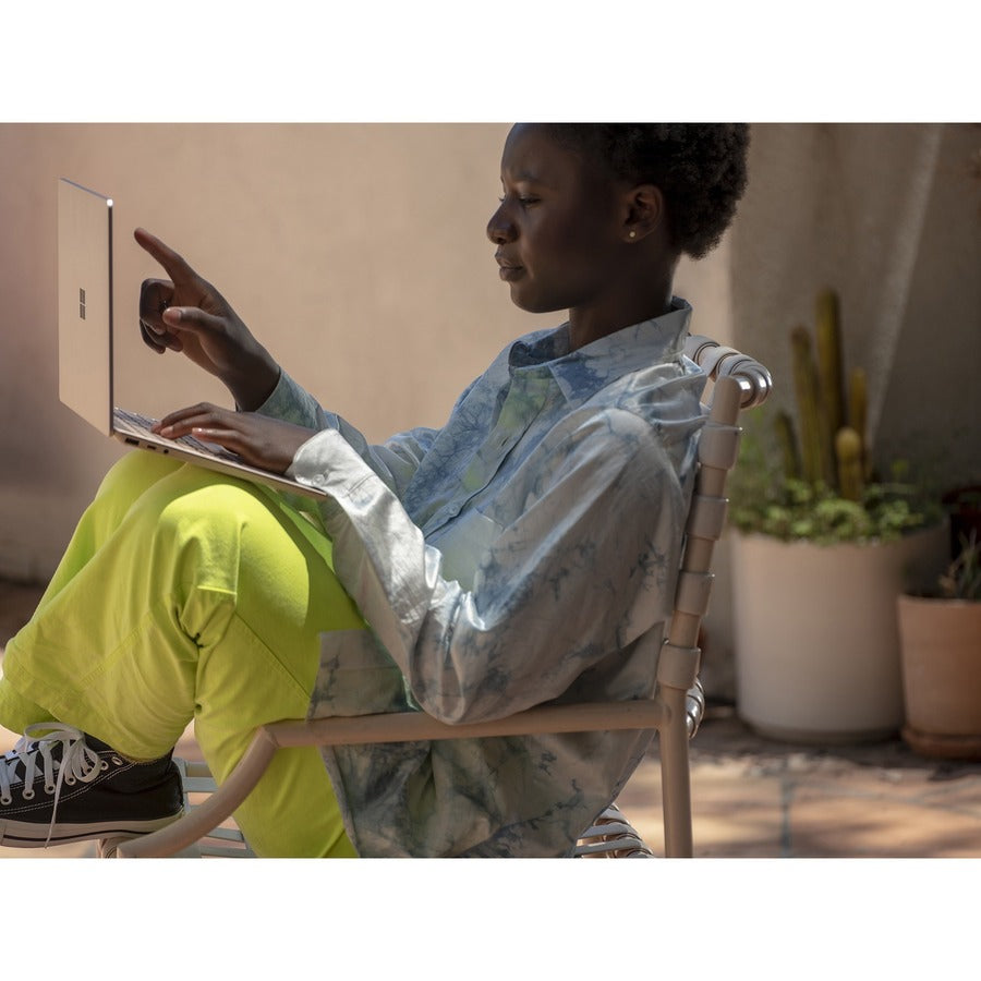 Microsoft Surface Laptop Go 12.4 Touchscreen Notebook - Intel Core i5 10th Gen i5-1035G1 - 8 GB - 128 GB SSD - Sandstone" TNU-00035