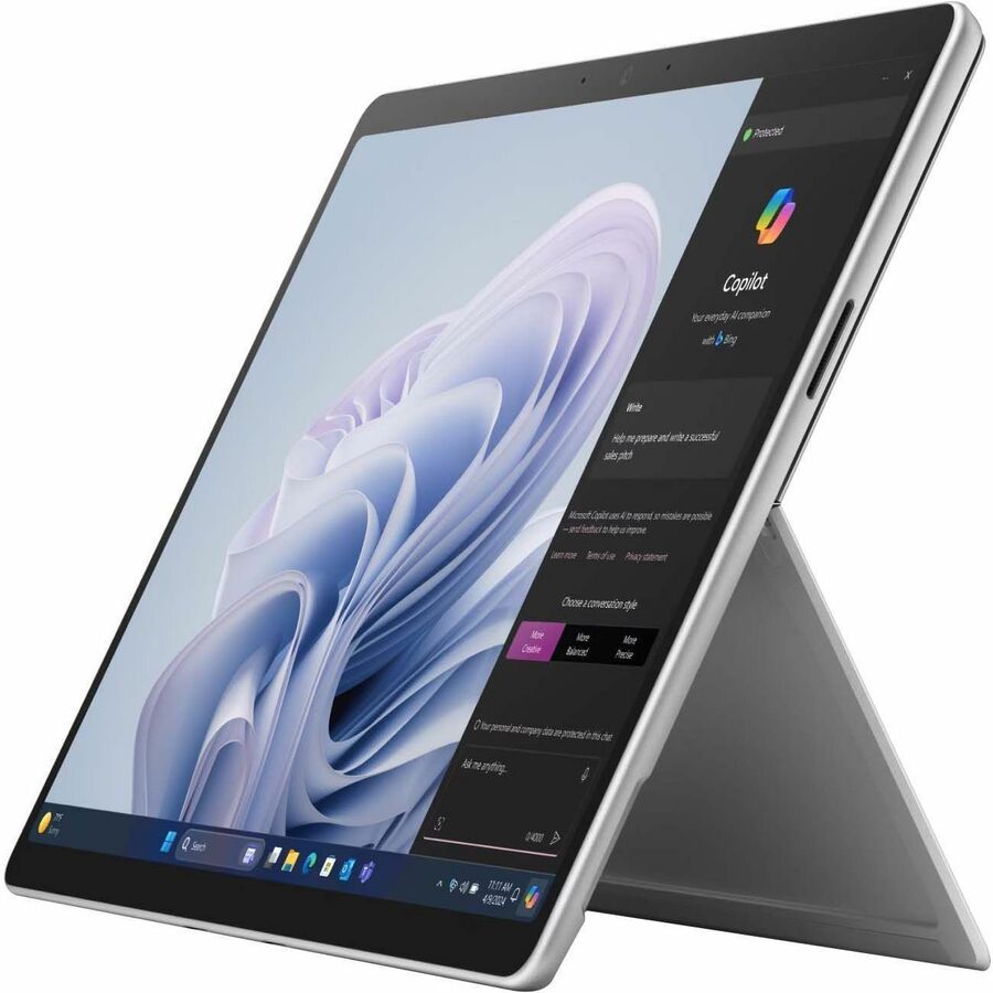 Microsoft Surface Pro 10 Tablet - 13" - 16 GB - 256 GB SSD - Windows 11 Pro - Platinum - XHM-00001
