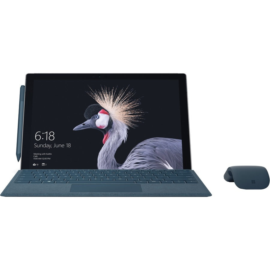Microsoft Surface Pro 1807 Tablet - 12.3 - 8 GB - 256 GB SSD - Windows 10 Pro 64-bit - 4G - Silver" GWP-00001