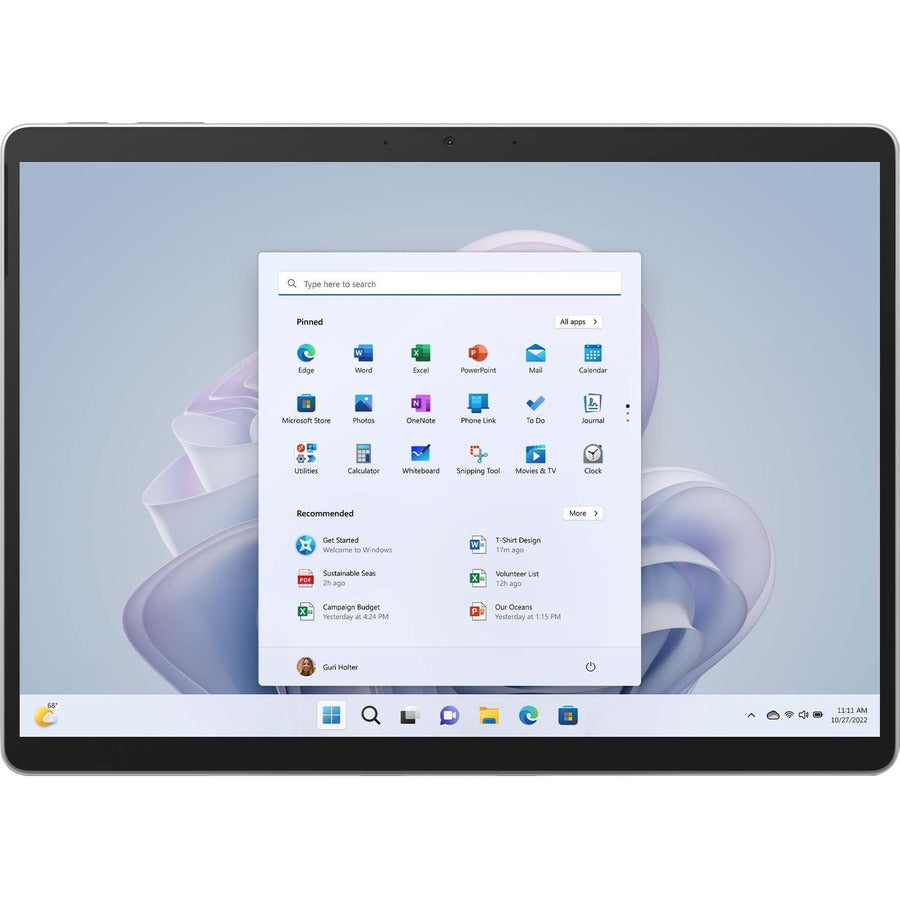 Microsoft Surface Pro 9 Tablet - 13" - Core i7 12th Gen i7-1265U Deca-core (10 Core) - 16