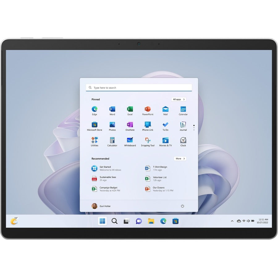Microsoft Surface Pro 9 Tablet - 13" - Core i7 12th Gen i7-1265U Deca-core (10 Core) 1.80