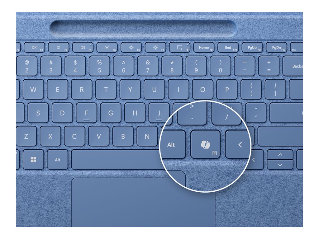 Microsoft Surface Pro Flex Keyboard - Keyboard - with touchpad, accelerometer, Surface Slim Pen 2 storage and charging