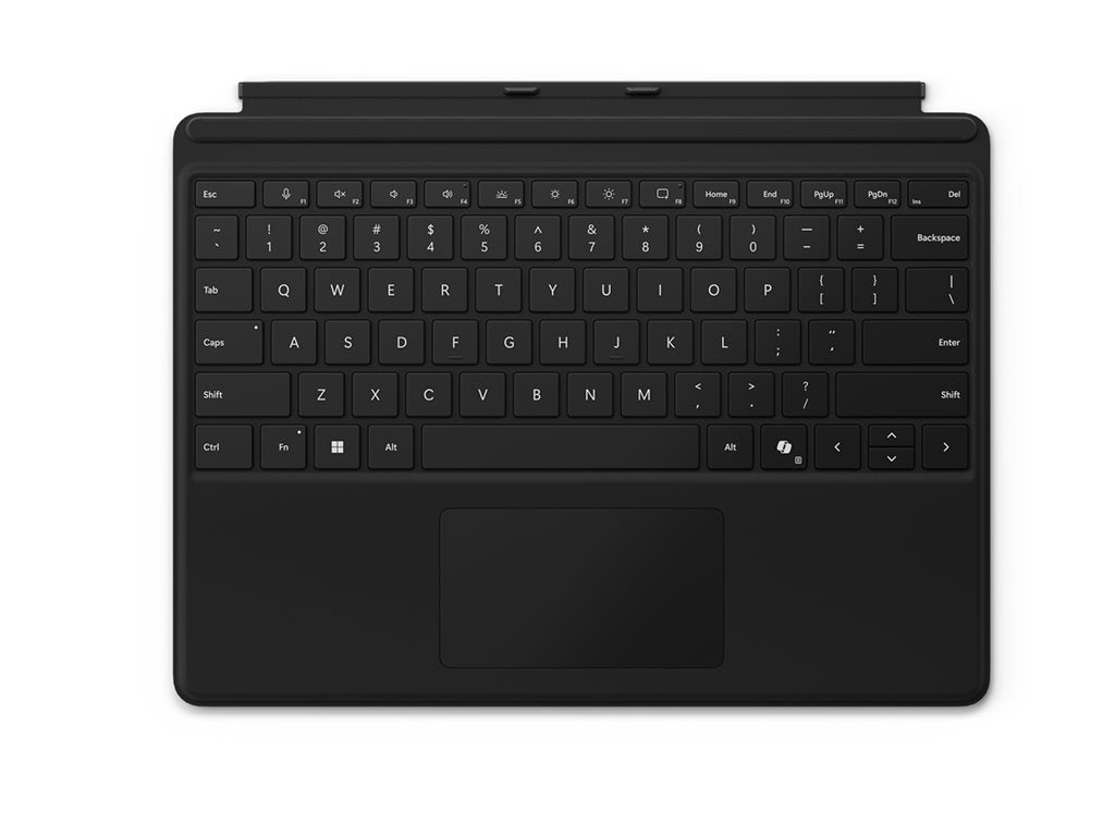 Microsoft Surface Pro Keyboard - Keyboard - with accelerometer, touchpad - QWERTY - English - black - for Surface Pro 8, Pro EP2-00395