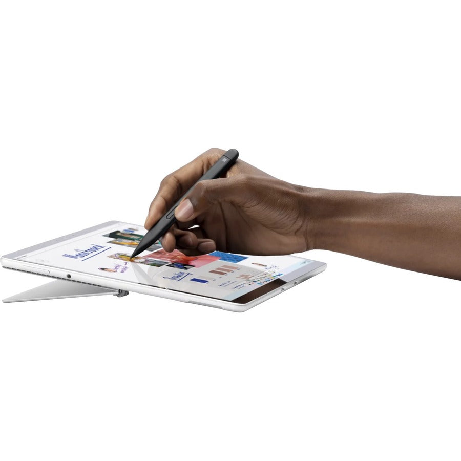 Microsoft Surface Slim Pen 2 Stylus - Bluetooth - 1 Pack - Active - Plastic - Matte Black