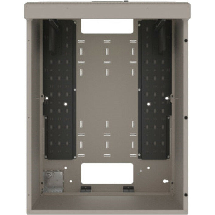 Middle Atlantic 6RU Low-Profile Wall Rack with Plexi Top - Putty VWM-PD-6-36K-PW