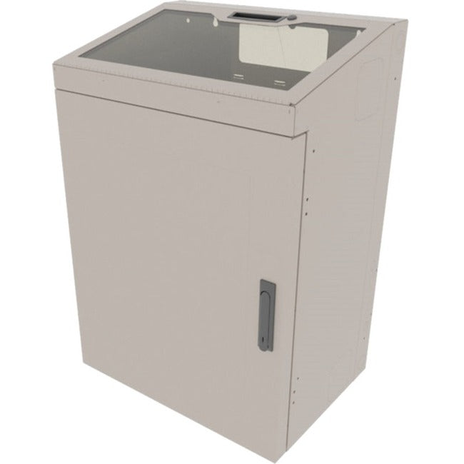 Middle Atlantic 6RU Low-Profile Wall Rack with Plexi Top - Putty VWM-PD-6-36K-PW