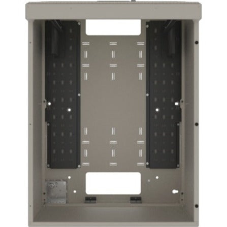 Middle Atlantic 8 SP. Low Profile Wall Rack, Plexi Top, Putty VWM-PD-8-36K-PW