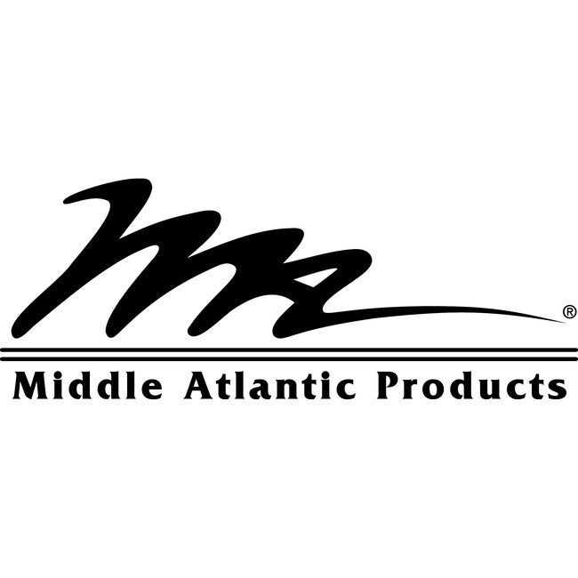 Middle Atlantic 8 SP. Low Profile Wall Rack, Plexi Top, Putty VWM-PD-8-36K-PW