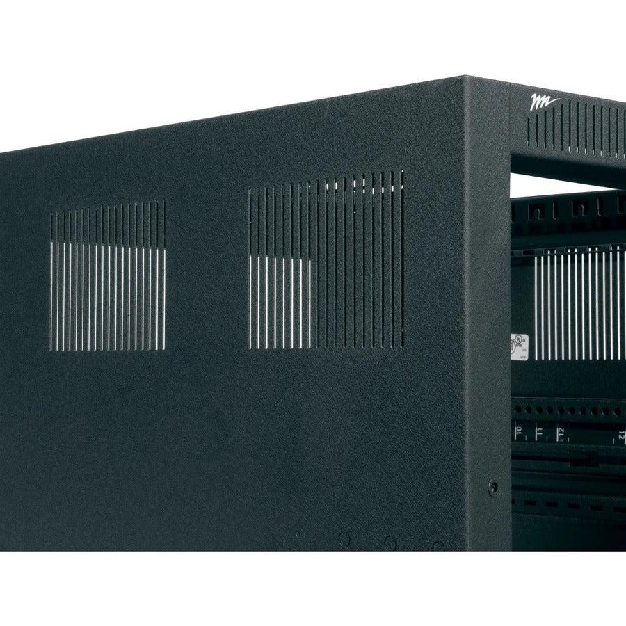 Middle Atlantic BGR Series 45RU AV 4-Post Floor Standing Rack with Rear Door - 27in Depth BGR-4527-AV