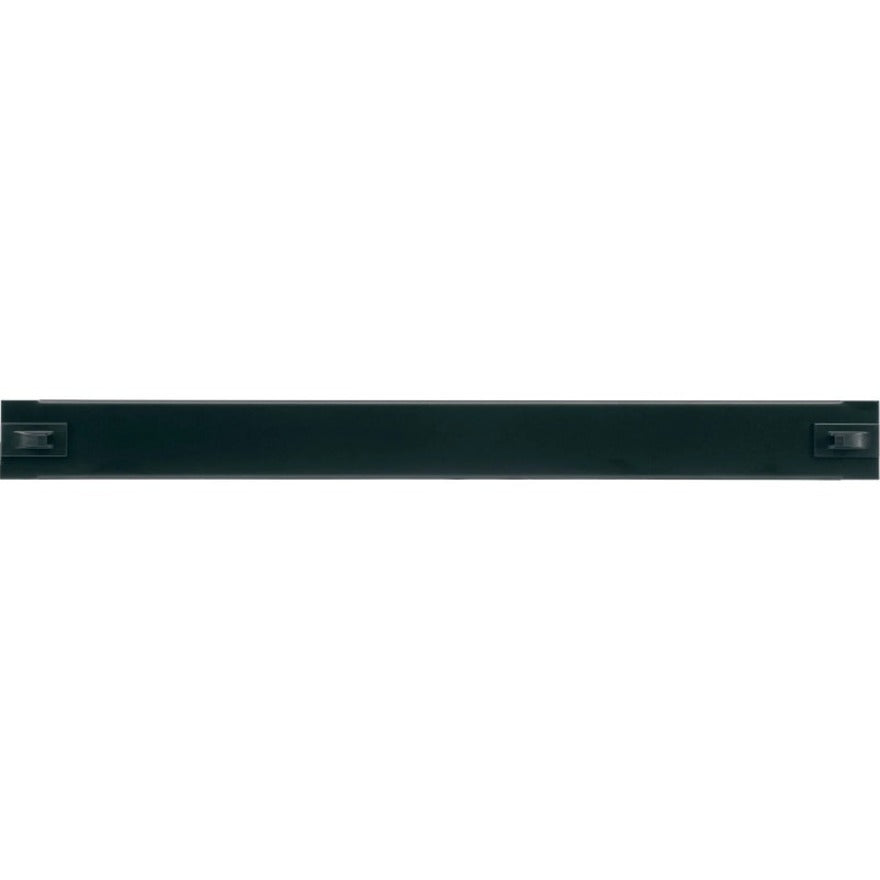 Middle Atlantic Flanged Blanking Panel - Steel - Flat Black - 1U Rack Height