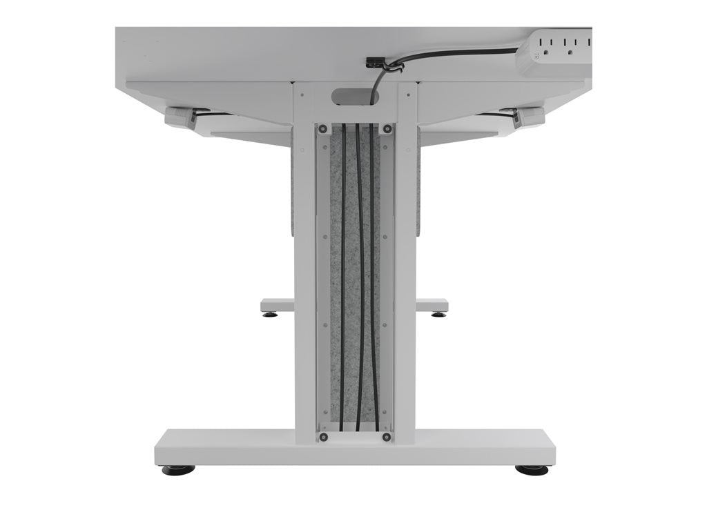 Middle Atlantic Forum - Table - rectangular - asian night - semi-gloss white base