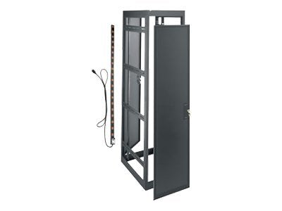 Middle Atlantic MRK 4426-AV-AB - Rack - with power distribution unit - textured black powder - 44U - 19",Middle Atlantic