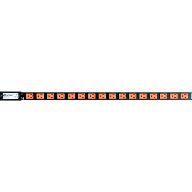 Middle Atlantic PDT Series Vertical Power Strip - 15 Amp, 16 Outlets Rack Mounted Power PDT-1615C-NS