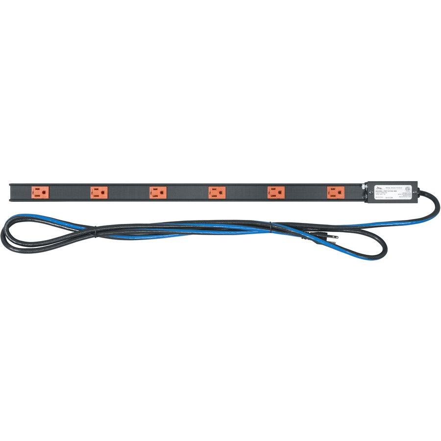Middle Atlantic Power Strip, 6 Outlet, 15A
