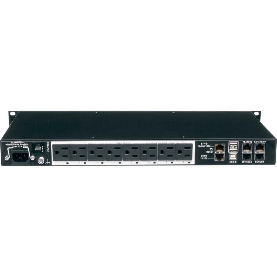 Middle Atlantic RLNK-P915R RackLink PDU - 9 Outlet Power Distribution Unit with Remote Management | TeCISoft