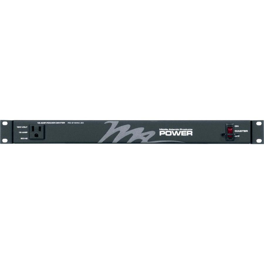 Middle Atlantic Rackmount Power Strip - Surge Protection - 9 Outlet, 20A