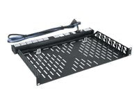 Middle Atlantic U1V-4 1U Vented Rack Shelf 4-Pack