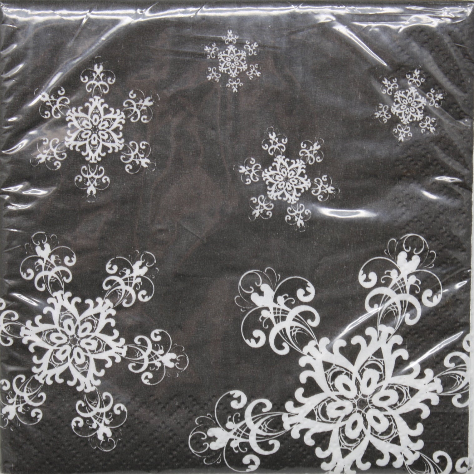 Midnight Snowfall - Paper Cocktail Napkin