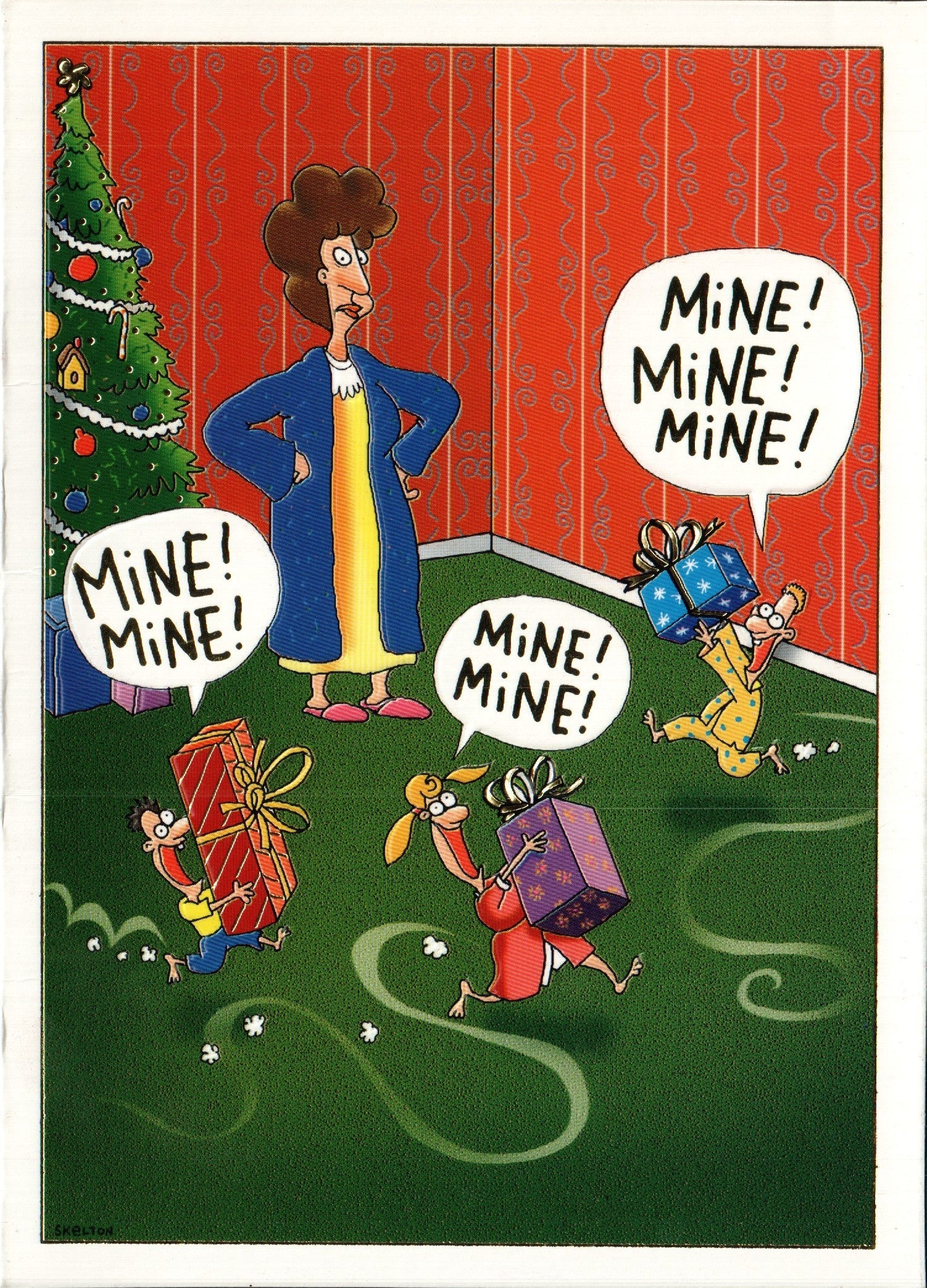 Mine Mine Mine Christmas Card