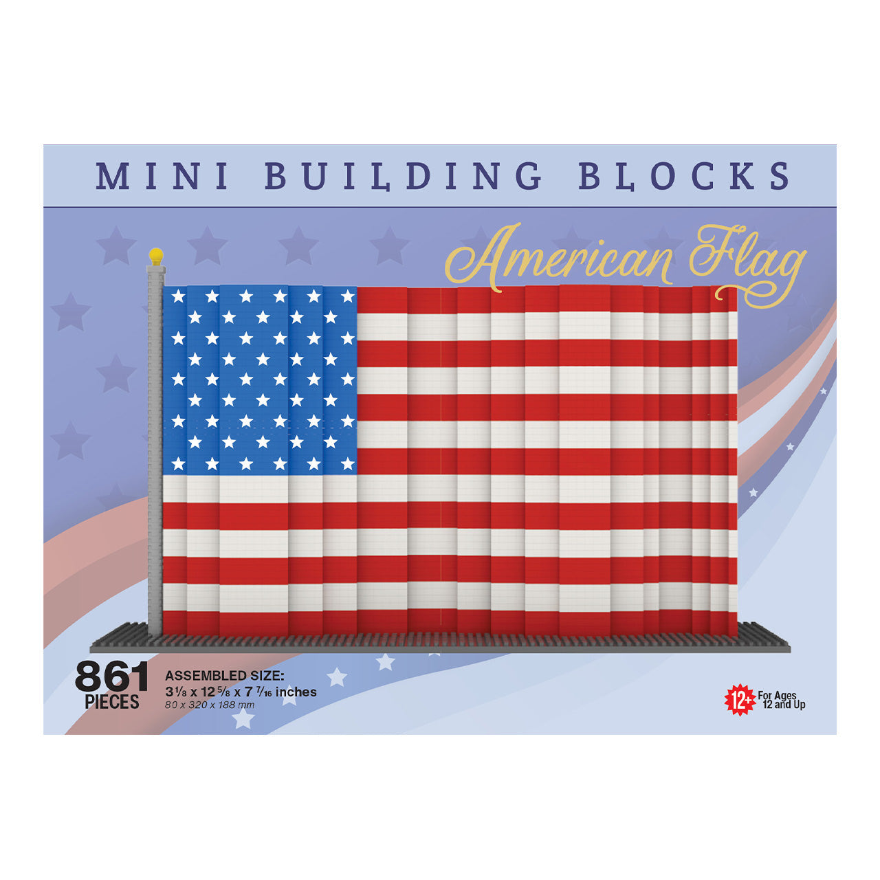 Mini Building Blocks - American Flag