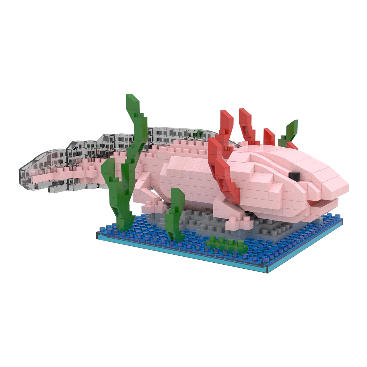 Mini Building Blocks - Axolotl