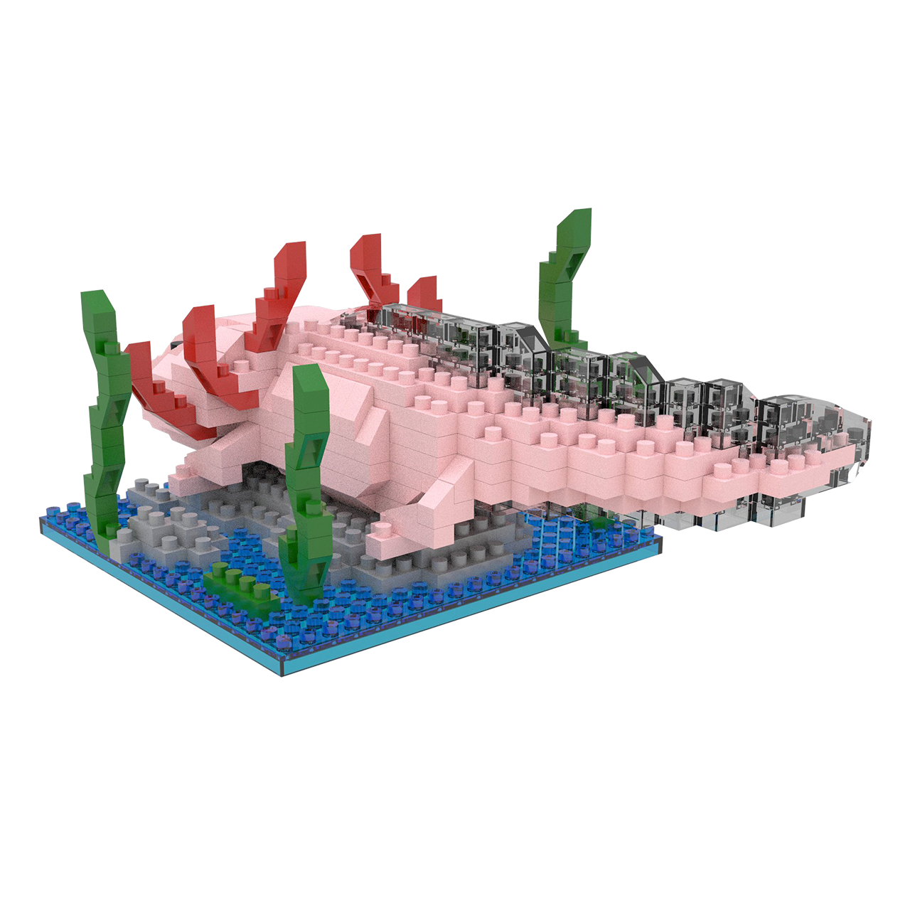 Mini Building Blocks - Axolotl