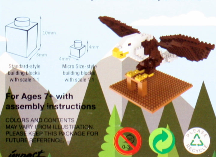 Mini Building Blocks - Bald Eagle