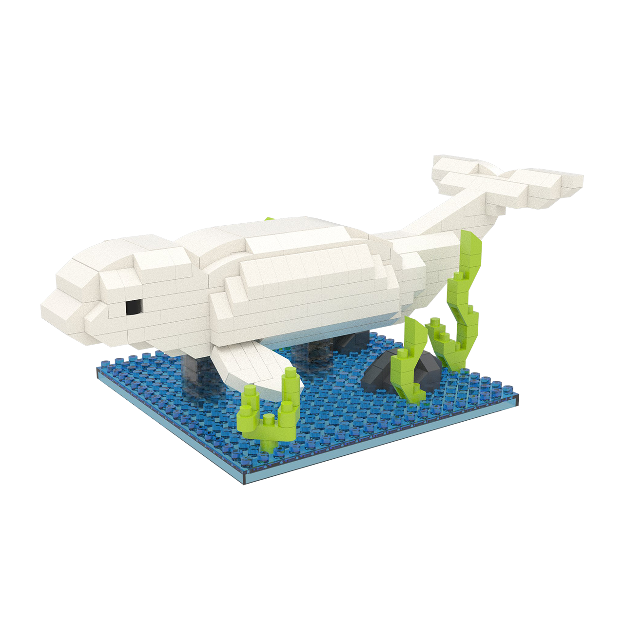 Mini Building Blocks - Beluga Whale