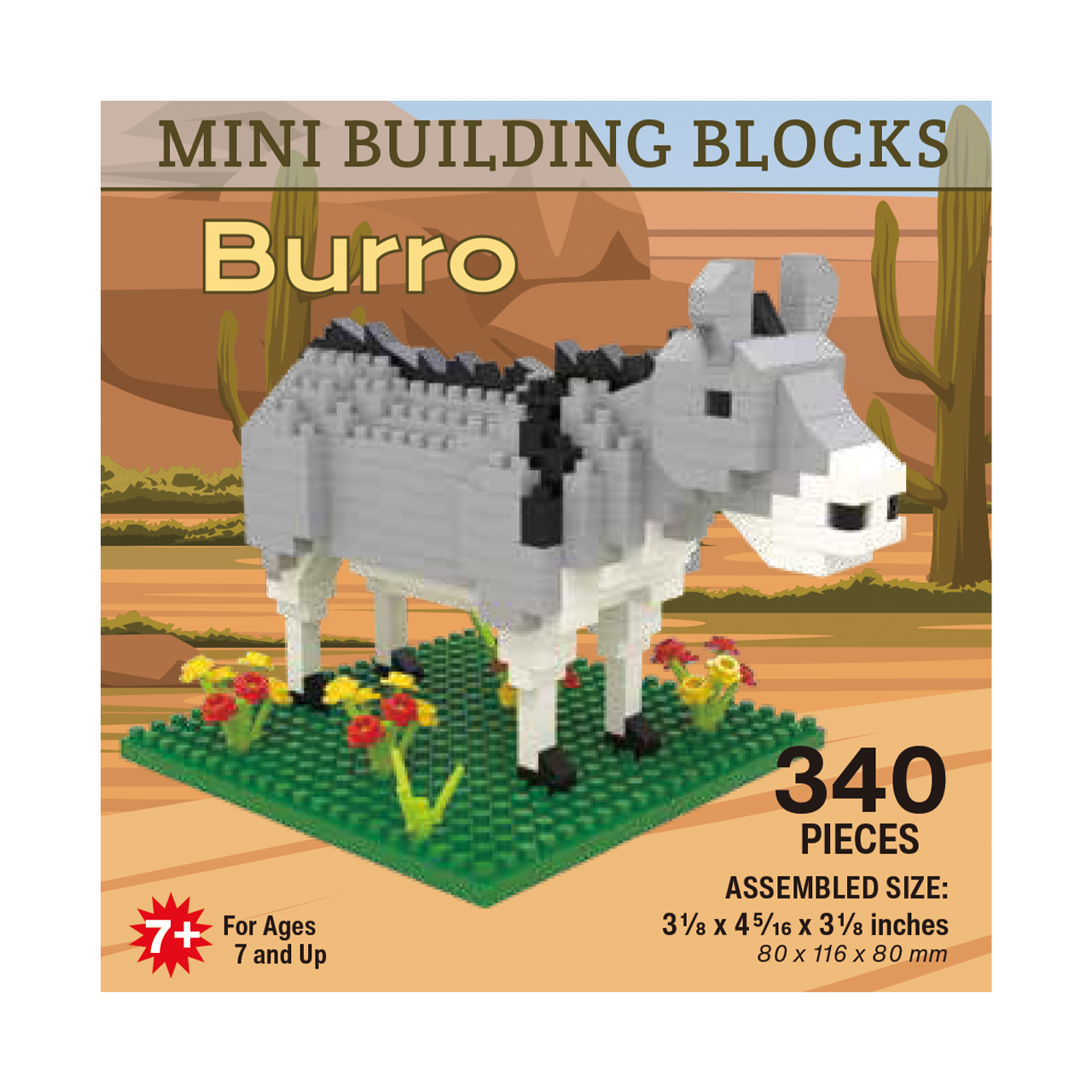 Mini Building Blocks - Burro