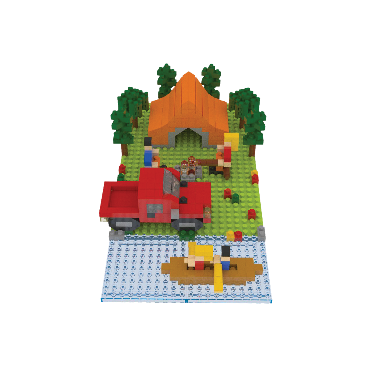 Mini Building Blocks - Camping