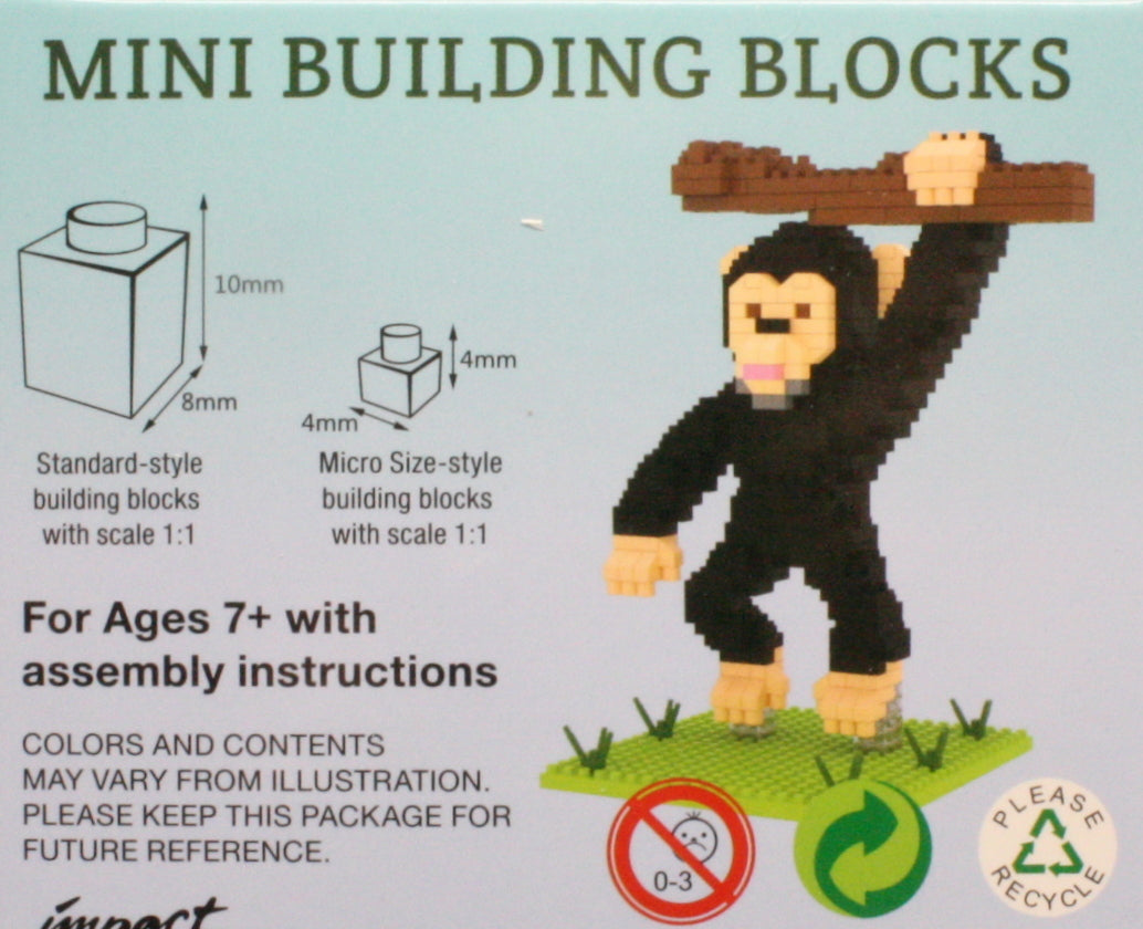 Mini Building Blocks - Chimpamzee