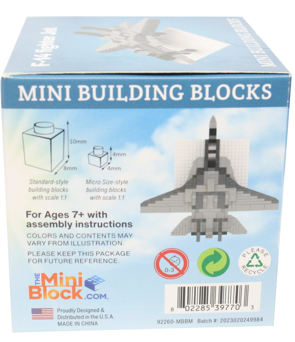 Mini Building Blocks - F-14 Fighter Jet