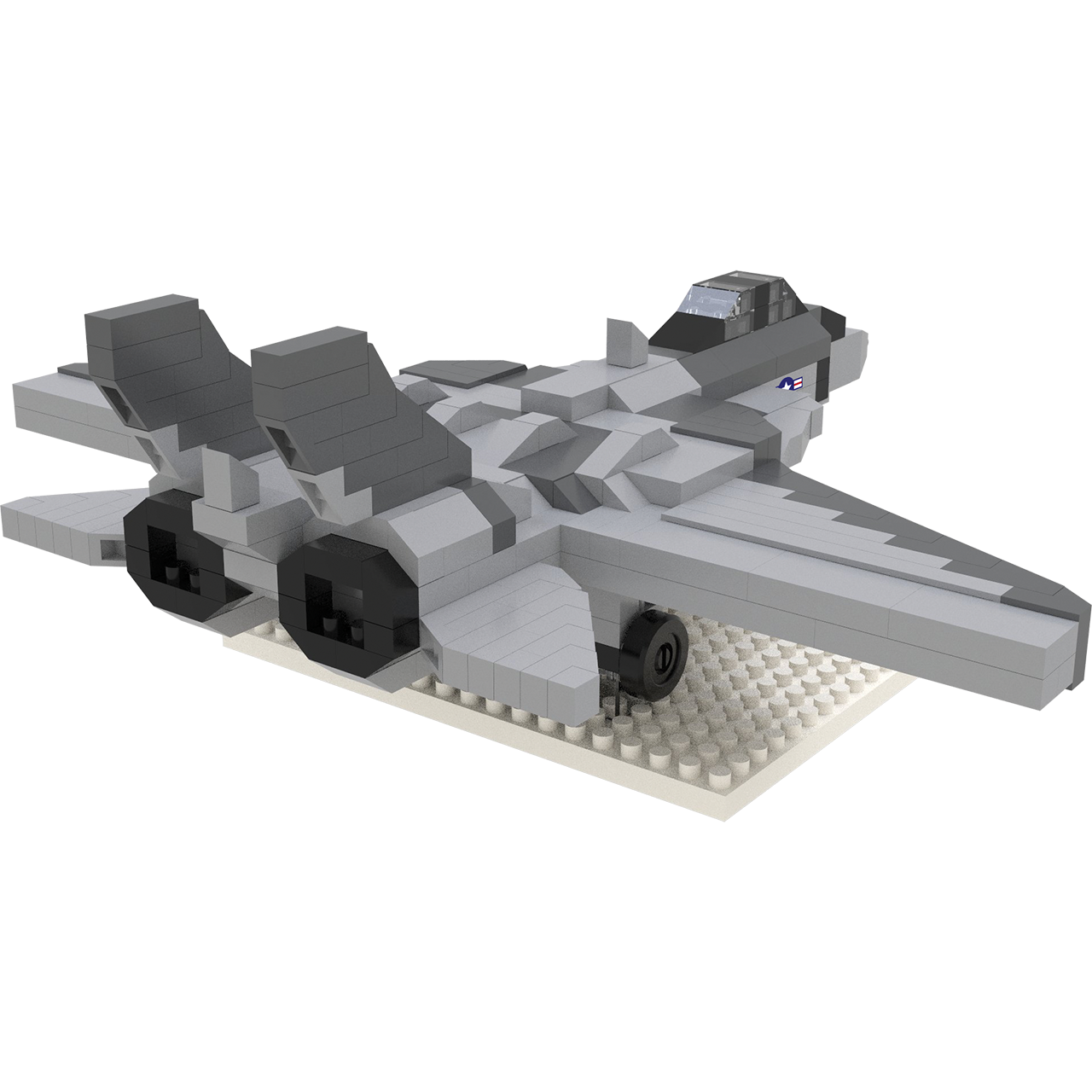 Mini Building Blocks - F-14 Fighter Jet