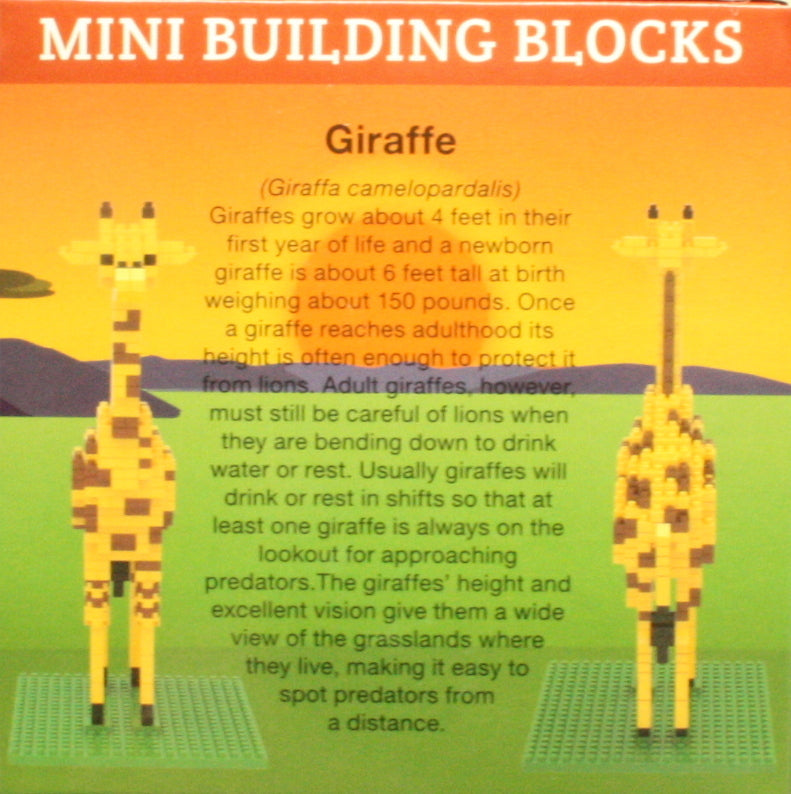 Mini Building Blocks - Giraffe