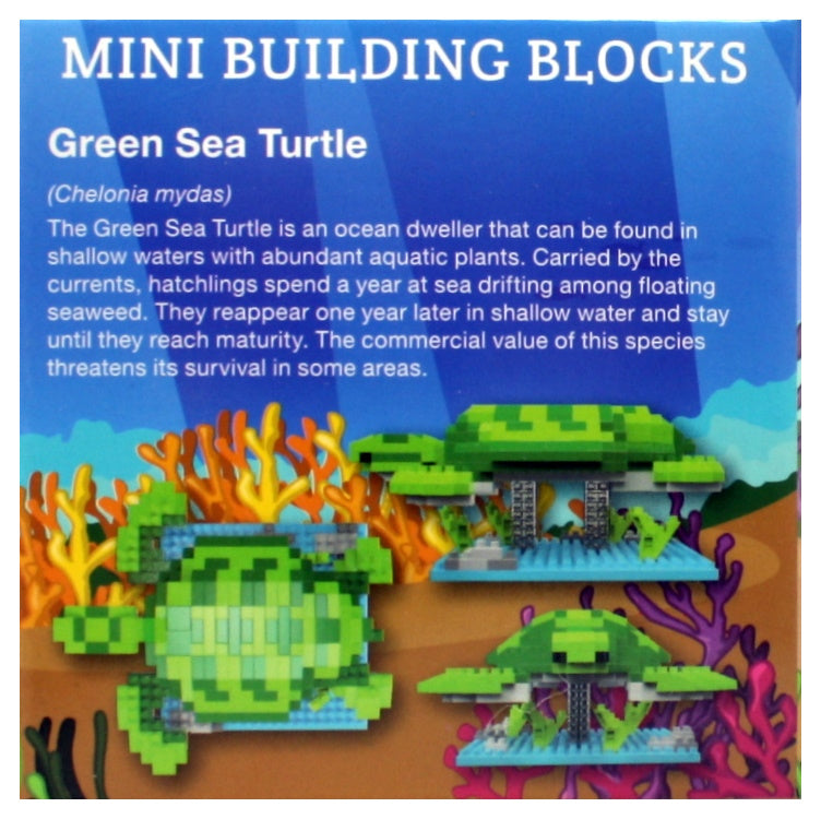 Mini Building Blocks - Green Sea Turtle
