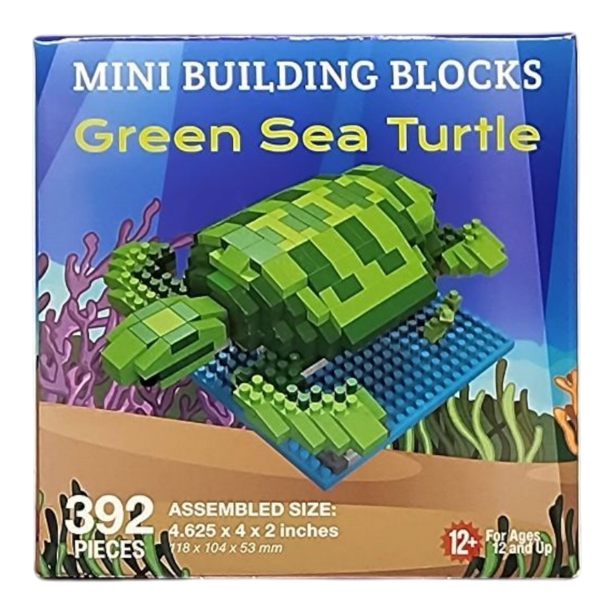 Mini Building Blocks - Green Sea Turtle